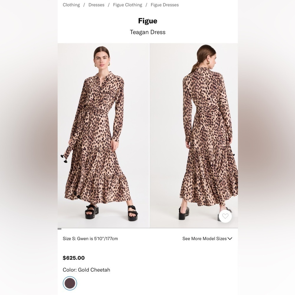 F6 Figue Teegan Leopard Dress - Picture 3 of 9